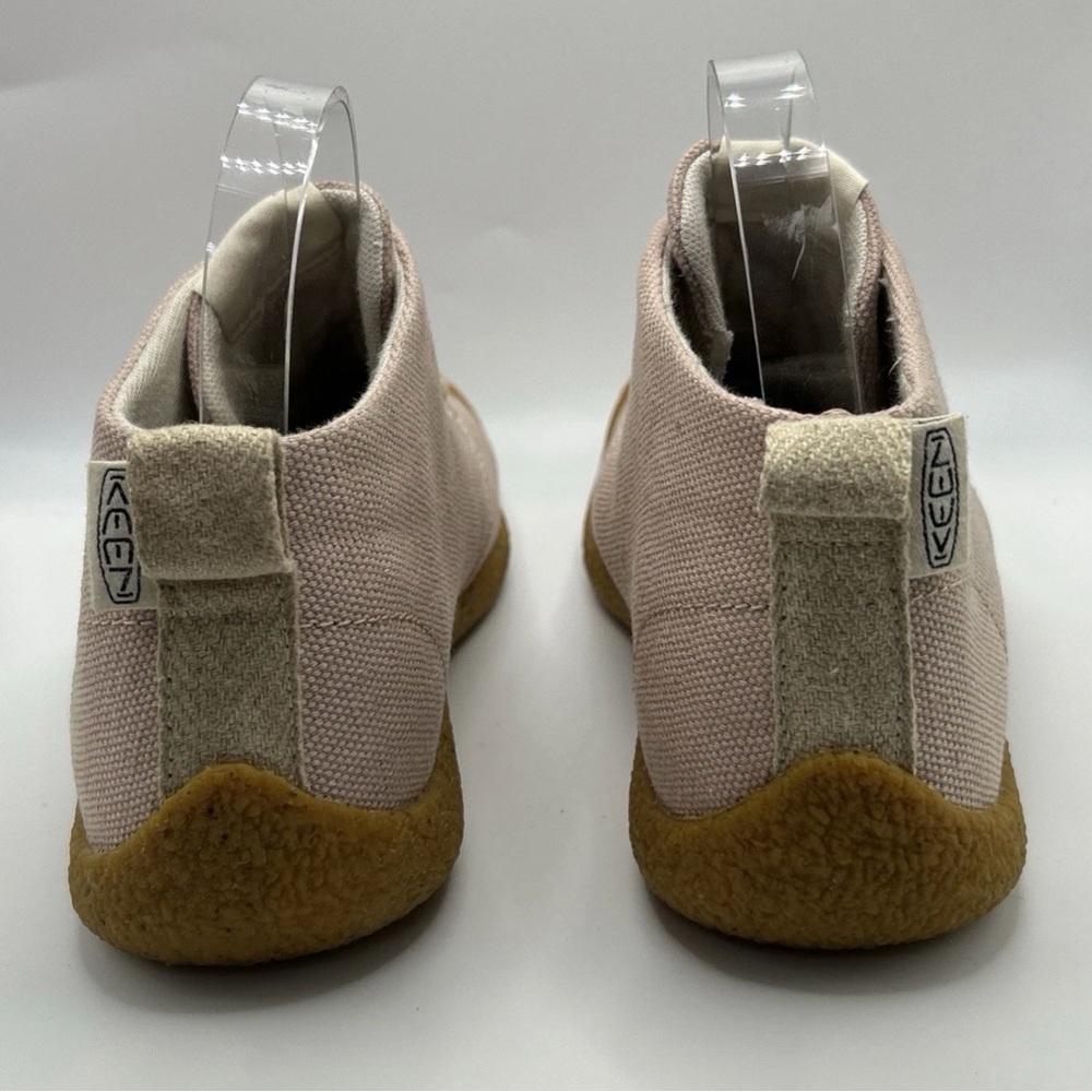 Keen Mosey Chukka Boots Women’s 8 Rose Pink Fawn Birch Canvas Moc Toe NEW - Picture 12 of 16